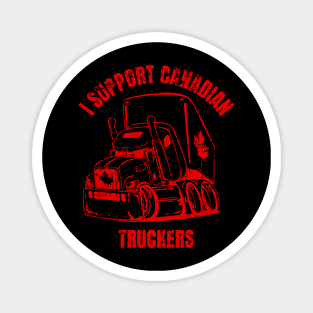 I Support Canadian Truckers Freedom Convoy Magnet